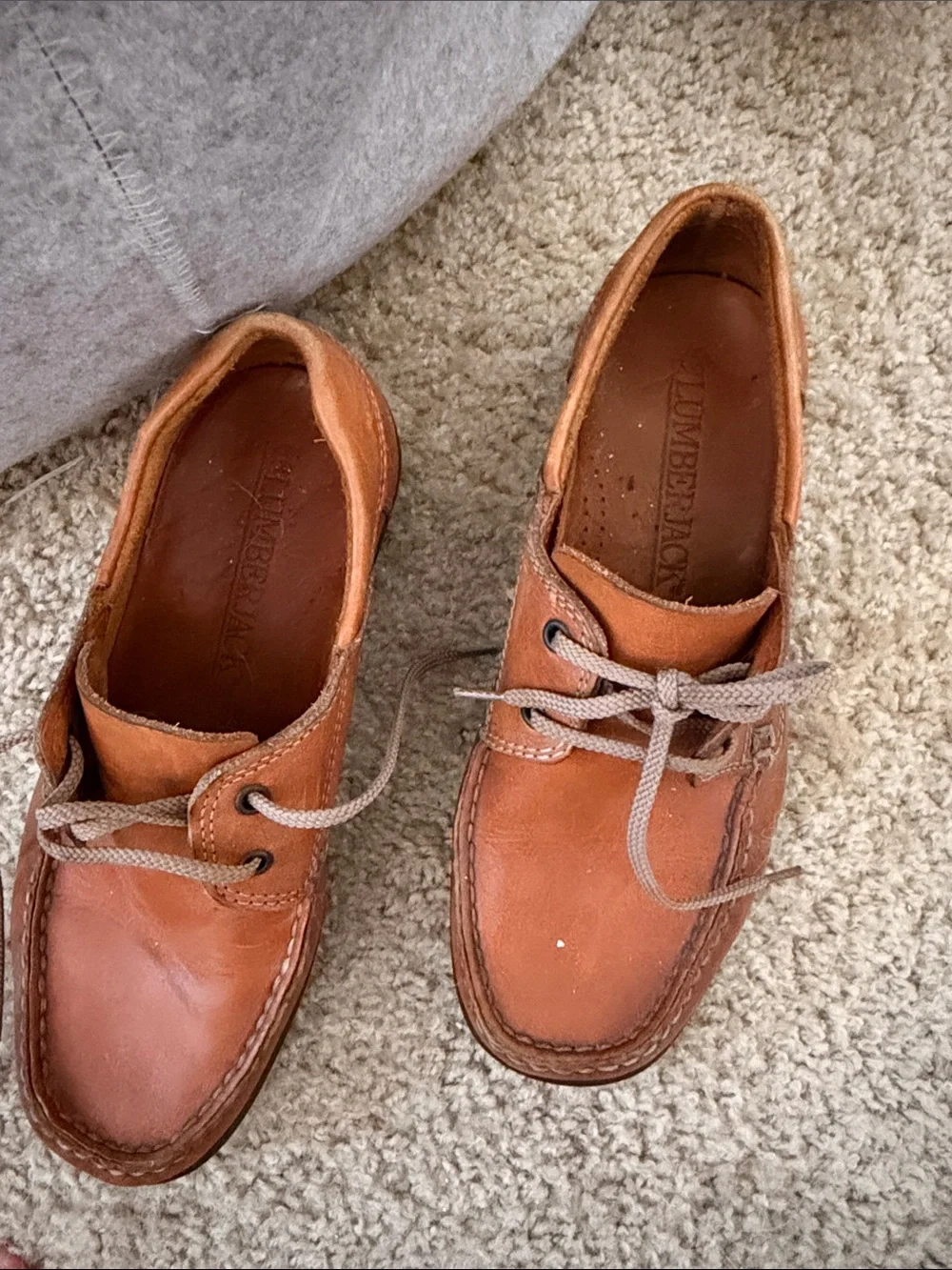 Lumberjack durable leather